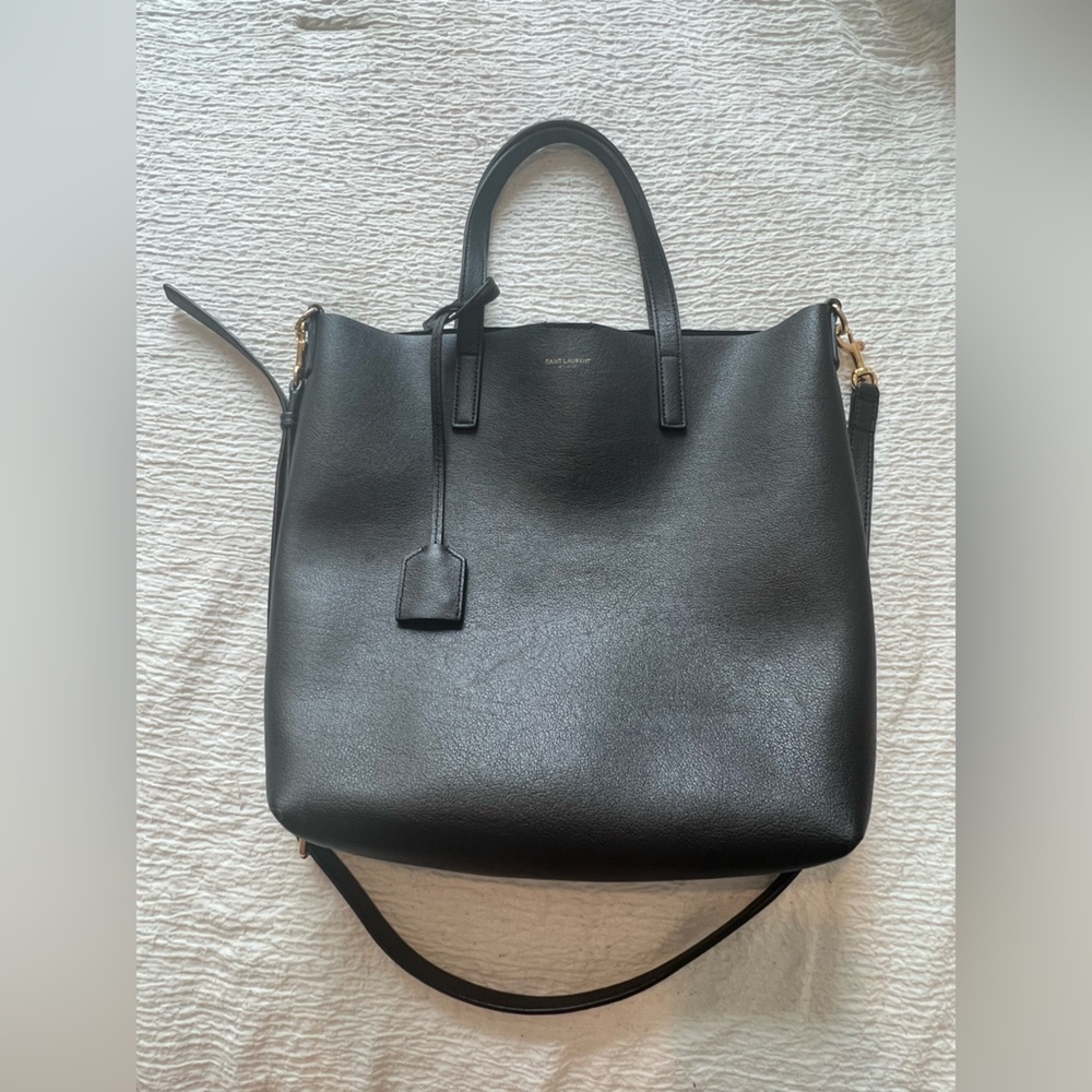 Yves Saint Laurent YSL Mini Shopper Tote Black
